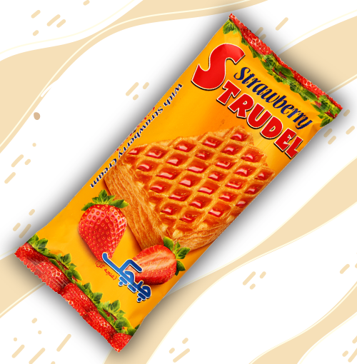 اشترودل بزرگ توت فرنگی